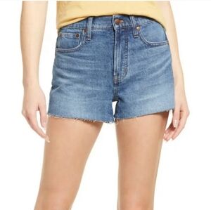 NWT Madewell The Perfect Jean High-Rise Denim Shorts